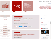 Tablet Screenshot of blog.amicidellascala.it